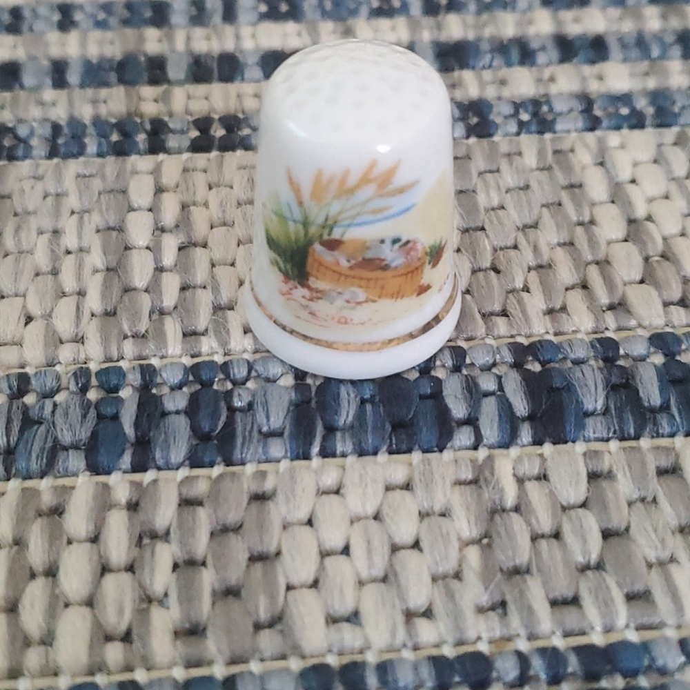 Porcelain Edisto Beach‎ South Carolina Thimble